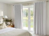 Marlow 2 Panels Blackout Curtains Linen Look Curtain Draperies Window Bedroom CD1023-NW-240X230-AU
