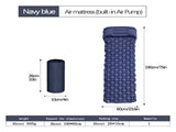 2pc Ultralight Inflatable Camping Sleeping Mat with Integrated Pillow - Waterproof 40D Nylon V888-ELOSUNG35942