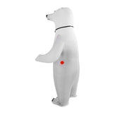 Inflatable Polar Bear Costume Reinforced Stitching Lightweight Reusable Waterproof Blow Up Animal V1294-YM0710-3115230111111