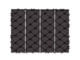 Interlocking Deck Tiles, 36 Pack,11.6"x11.6" 36 sq. ft Plastic Waterproof Outdoor Flooring All V952-HDDBSL4TBTSZO4PBXV0