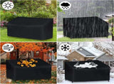 Outdoor Bench Cover, 52" W x 26" D x 35" H 2-Seater Patio Bench Cover Waterproof, 210D Heavy Duty V1188-CYX-J02-1928