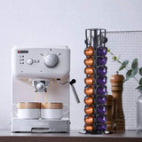 40 Coffee Capsules Holder, Rotating Coffee Pod Holder Stand, Compatible with Nespresso, Elegant V1237-ZY00B07XB5WNPT