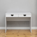 ODESSA DESK - WHITE - HAMPTONS - HALF MOON BLACK V164-ECS14H04B