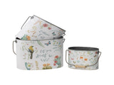 Set 3 Planter Storage Buckets 30cm V637-11033BKT