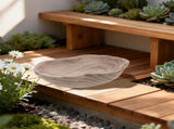 Outdoor Garden Bird Bath Tray Replacement Bowl for Wild Birds and Pollinator Water V1366-AZ2-W-16158