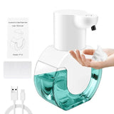 420ml Battery Powered Automatic Foam Soap Dispenser 4 Speed Adjustable Induction Type V1263-JX-7704