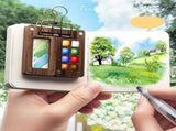 Mini Watercolor Paint Set for Travel - Portable Palette with 15 Grids - Watercolor Set V1188-MS101-02645-1