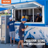 VEVOR 36"L x 24"W Concession Stand Serving Window Food Truck Service Awning V952-SCFWCK3624IN5SNRYV0