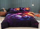 Cosmo Nebula Planet Blaze Quilt / Doona / Duvet Cover set V745-AQ042527E3