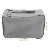 8-Piece Grey Travel Packing Organizers Set with Compression Bags for Efficient Luggage Storage V1366-AZ2-W-20688