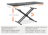 DJ Table Stand, x465 mm Portable DJ Laptop and Controller Stand, Lightweight DJ Desk DJ V952-XXDJGZTHJG43MZP0RV0
