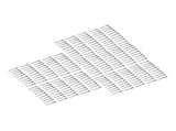 250 Pcs Horseshoe High Tensile Strength Good Elasticity Accurately Crafted Steel Horse Shoes V1294-YM0523-3111220105112