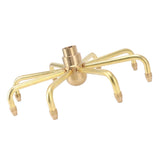 8 Holes Fountain Nozzles Brass Windmill Rotating Fountain Water Spray Head for Rockery Fish Pond V1294-YM0521-3111230049512