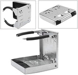 316 Stainless Steel Adjustable Fold Down Cup Drink Holder Marine Boat Caravan Car for Mug up to Dia V1259-DP01-A-1381