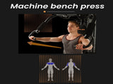 PROFLEX Multi-Station Home Gym Set with 98lbs Weight Plates- M8000 V219-FTNMFGPRFBM8M