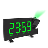 Projection Alarm Clocks Bedrooms with Radio, USB Charging Port, Auto Dimmer, Dual Alarm Clock V1370-AZ4-04181