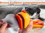 Cat Steam Brush With Release Button, Rechargeable Cat Steam Brush For Long And Short Hair Cats Dogs V1188-MS-227-2443