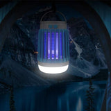 2pcs Solar and USB Mosquito Killer Camp Lamp Flashlight -Blue V1308-DSZKI-913-2
