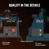 VEVOR Rotary Welding Positioner 10KG, 0-90&deg; Welding Positioning Turntable Table with 8.1 Inch 3-Jaw V952-HJBWJX10KG20A453NV3
