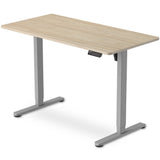 FORTIA Sit To Stand Standing Desk, 120x60cm, 72-118cm Electric Height Adjustable, Light Oak Style V219-ADKSSTFO2LOSB