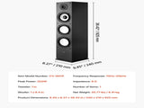 Floorstanding Speaker, 2-Way, Floor-Standing Tower Speaker with 25.4 mm Tweeter, 165.1 mm Woofer, V952-WYLDSYSQ1GZ6F86M3001V0