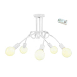 Modern Chandelier Iron Art Stylish Easy to Install Industrial Ceiling Light Fixture for Study V1294-YM0901-3119240076614