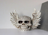 Wings Skull Statue Decoration Innovative Resin Home Desktop Ghost Head Sculpture Ornament V1294-YM0901-3115240048811