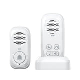 RF433 Wireless Intercom Ring Doorbell Chime with 1 Inside Sensor 984ft Range No Internet Required V1294-YM0901-H48995W
