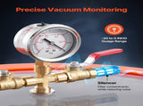 18.93 L Vacuum Chamber with Pump, 3.5 CFM 99 L/min, Single Stage Vacuum Pump, Stainless Steel V952-ZKBYZKTTZDJ1B45UM001V3