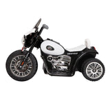 Rigo Kids Electric Ride On Patrol Police Car Harley-Inspired 6V Black RCAR-MBIKE-POLICE