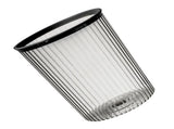 Transparent Garbage Bin with Top Ring Easy Attached Lid Free Large Capacity Trash Bin Can for V1294-YM0706-3117230156711