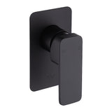 Single Square Shower Bath Mixer Tap Bathroom WATERMARK Approved in Black V63-847961