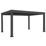 Backyard Discovery Trenton 10x14 Black Pergola with PowerPort V420-BDPE-TRE214-SET