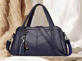 Crossbody Purse For Women Medium Pocketbooks Ladies Soft Leather Shoulder Bag V1366-AZ2-W-12608