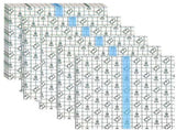 Waterproof Dialysis Catheter Shower Cover, 20Pcs 7.8"x7.8" Adhesive PICC Line Shower V1370-AZ4-17851