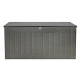 Gardeon Outdoor Storage Box 830L Container Lockable Garden Bench Tool Shed Black OSB-S830-BK