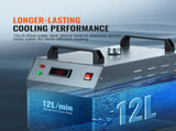 Industrial Chiller, CW-3000, 80W Air-Cooled Industrial Cooler Cooling System with 12 L V952-GYLSJFLS12L19G97PV3