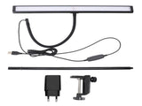 Clamp Desk Lamp Eye Caring Dimmable 3 Color Temp Adjustable Gooseneck LED Table Light with USB V1294-YM0901-3119240039812