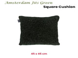 KAAT Amsterdam Jits Green Square Filled Cushion 45cm x 45cm V442-HIN-CUSHION-AMSTERDAMJITS-GREEN-SQ