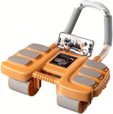 Automatic Rebound Ab Roller with Six-Point Elbow Support & Phone Holder for Home Gym Core Workout V1107-CS-LZCJFLC