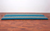 Day bed Roll Out Mattress XL Large Foldout Mat relaxation day bed camping or Yoga Matt Natural Kapok V277-BLUEMAT120X200