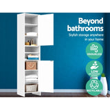 Artiss Bathroom Cabinet Storage 185cm White FURNI-E-BATH-185-WH