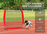 I Screen Baseball for Batting Cage, 7x4 ft Baseball & Softball Safety Screen, Body Protector V952-TSBHWIXQX74YMKWF6V0