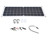 10W Photovoltaic Solar Panel Charging Board with Dual USB Ports for RVs Boat Planes Satellites V1294-YM0710-3114210109811