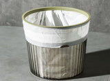 Transparent Garbage Bin with Top Ring Easy Attached Lid Free Large Capacity Trash Bin Can for V1294-YM0706-3117230156713