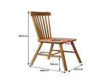 Levede 2x Dining Chairs Kitchen Windor Oak CH1035-2-OA