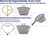 Fishing Landing Net Replacement Rubber Without Handle Foldable Mesh Netting for Freshwater Saltwater V1259-DP01-A-5338