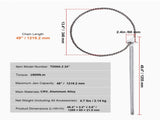 Chain Wrench, 48 inch Chain Pipe Wrench, 13.4 inch Diameter Capacity, CRV Reversible Pipe Fitting V952-GQBSLT48INCHG4URHV0