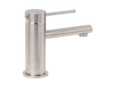 Brushed Nickel Basic Round Bathroom Basin Mixer Laundry Vanity Sink Faucet Tap V1233-KPL101N
