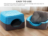 Pet Nest Semi Enclosed Cat House Pet Room Pet Cat Sleeping Nest Four Seasons Home Window Sleeping V1294-YM0901-10241088